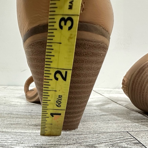 Lucky brand ressia healed sandals leather upper size 9.5 M - Picture 9 of 10